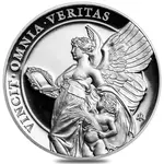 2021 St. Helena 1 oz Proof Silver Queen's Virtues Truth Coin