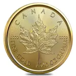 Canadian 2022 1/10 oz Canadian Gold Maple Leaf $5 Coin .9999 Fine BU (Sealed)