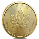 Canadian 2022 1/2 oz Canadian Gold Maple Leaf $20 Coin .9999 Fine BU (Sealed)