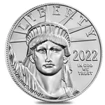 American 2022 1 oz Platinum American Eagle $100 Coin BU