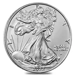 2022 1 oz Silver American Eagle $1 Coin BU