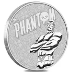 Default 2022 1 oz Tuvalu The Phantom Silver Coin .9999 Fine BU In Cap