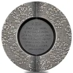2022 Cook Islands 1 oz Secret Heart Silver Coin Antiqued .999 Fine (w/Box & COA)