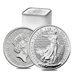 2022 Great Britain 1 oz Silver Britannia Coin .999 Fine BU