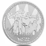 2022 Great Britain 1 oz Silver Music Legends The Rolling Stones Coin .999 Fine BU