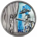 2022 Palau 2 oz Silver Daydreamer - Future Antiqued Coin .999 Fine (w/Box & COA)