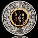 2022 Tuvalu 2 oz Games Through The Ages Antiqued Silver Coin .9999 Fine (w/Box & COA)