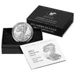 2022-W 1 oz Proof Silver American Eagle (w/Box & COA)