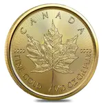 Default 2023 1/10 oz Canadian Gold Maple Leaf $5 Coin .9999 Fine BU (Sealed)
