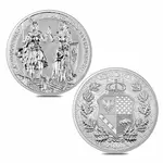 2023 1 oz Silver Galia & Germania The Allegories BU