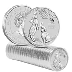 2023 1 oz Silver Lunar Year of The Rabbit BU Australian Perth Mint In Cap
