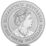 2023 10 Kilo Silver Lunar Year of The Rabbit BU Australian Perth Mint In Cap