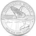 Default 2023 2 oz Australian Humpback Whale Silver Coin .9999 Fine BU