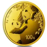 2023 8 gram Chinese Gold Panda 100 Yuan .999 Fine BU (Sealed)