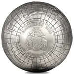 2023 Barbados 1 kilo Silver Animals of the World Globe Coin