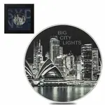 Default 2023 Cook Islands 1 oz Proof Silver Big City Lights Sydney Coin