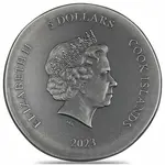 2023 Cook Islands 1 oz Silver Arethusa Antiqued Coin