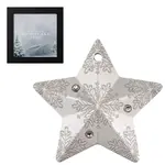 Default 2023 Cook Islands 1 oz Silver Snowflake Star Ornament Coin