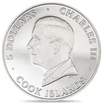 2023 Cook Islands 1 oz Silver Typefaces Frankenstein Coin