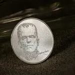 2023 Cook Islands 1 oz Silver Typefaces Frankenstein Coin