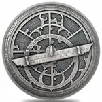 2023 Cook Islands 2 oz Silver Astrolabe Coin .999 Fine (w/Box & COA)