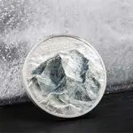 2023 Cook Islands 2 oz Silver Mt. Everest First Ascent Coin