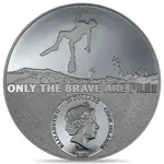 2023 Cook Islands 3 oz Proof Silver Real Heroes Coast Guard Coin