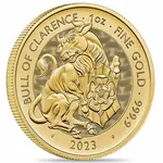 Default 2023 GB 1 oz Gold The Tudor Beasts Bull of Clarence Coin BU