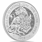 Default 2023 GB 10 oz Silver The Tudor Beasts Bull of Clarence Coin BU