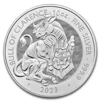 2023 GB 10 oz Silver The Tudor Beasts Bull of Clarence Coin BU