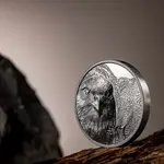 2023 Mongolia 2 oz Silver Falcon Coin .999 Fine