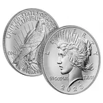 2023 Peace Silver Dollar .999 Fine (w/Box & COA)