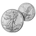 2023-W 1 oz Burnished Silver American Eagle $1 Coin