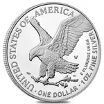 2023-W 1 oz Proof Silver American Eagle (w/Box & COA)