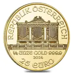 2024 1/4 oz Austrian Gold Philharmonic Coin BU