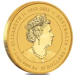 2024 1/4 oz Gold Lunar Dragon BU Australia Perth Mint