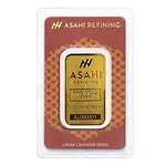 2024 1 oz Asahi Lunar Dragon Gold Bar .9999 Fine