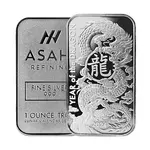 Default 2024 1 oz Asahi Lunar Dragon Silver Bar .999 Fine