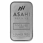 2024 1 oz Asahi Lunar Dragon Silver Bar .999 Fine