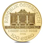 2024 1 oz Austrian Gold Philharmonic Coin BU