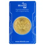 2024 1 oz Canadian Gold Maple Leaf BU (MintID NFC Scan Card)