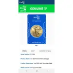 2024 1 oz Gold American Eagle Coin BU (MintID NFC Scan Card)