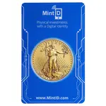 2024 1 oz Gold American Eagle Coin BU (MintID NFC Scan Card)