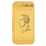 2024 1 oz Gold Australian Dragon Coin Bar $100 BU