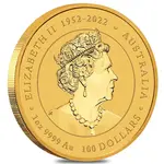 2024 1 oz Gold Lunar Dragon BU Australia Perth Mint