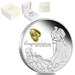 2024 1 oz Proof Silver Wedding Coin Australian Perth Mint