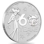 Default 2024 1 oz Tuvalu Pink Panther 60th Ann. Silver Coin BU