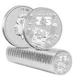 2024 1 oz Tuvalu SpongeBob SquarePants™ 25th Ann. Silver Coin BU