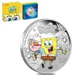 2024 1 oz Tuvalu SpongeBob SquarePants™ & Gary Proof Silver Coin