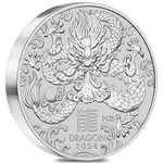 Default 2024 10 Kilo Silver Lunar Dragon BU Australian Perth Mint